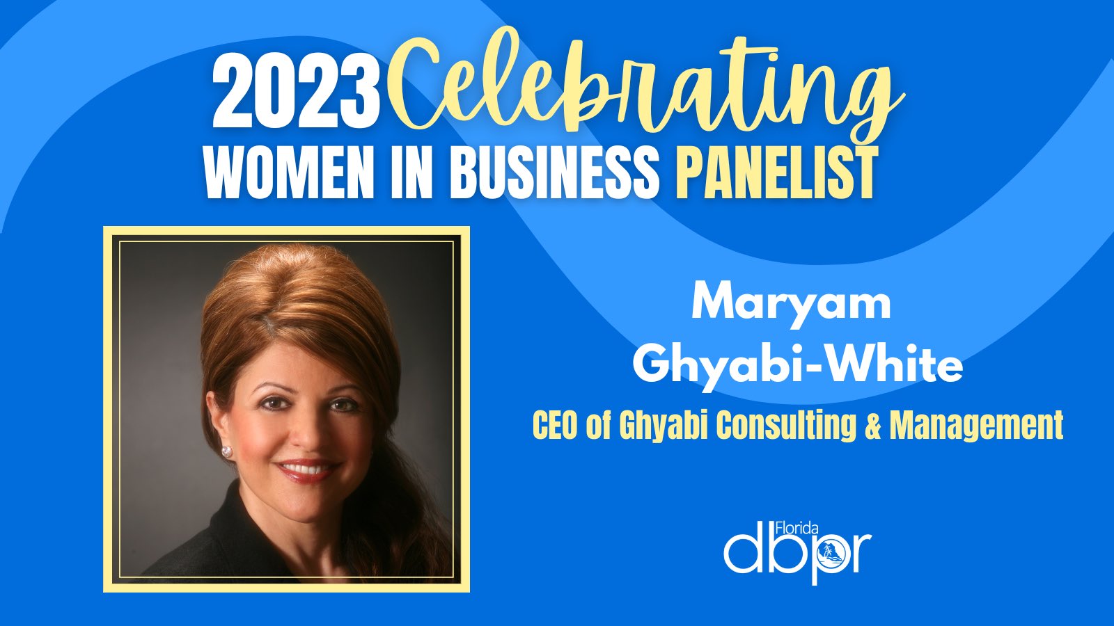 Florida DBPR on Twitter "☀️DBPR is incredibly honored to have MaryamGhyabi join us as a