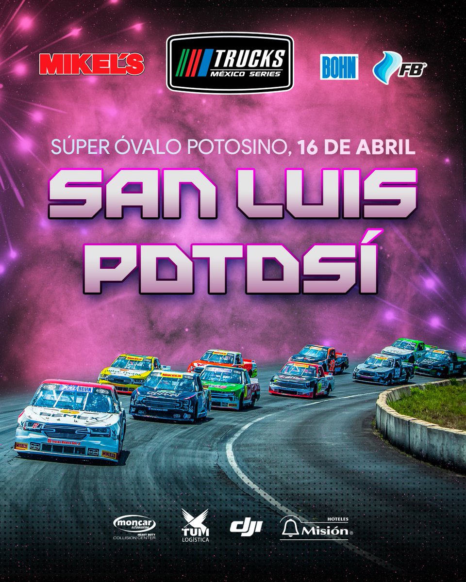 TrucksMexico's tweet photo. Nuestro próximo destino está marcado... San Luis Potosí nos espera este 16 de abril #SomosTrucksMx 🏆 https://t.co/cLgLLUULEY