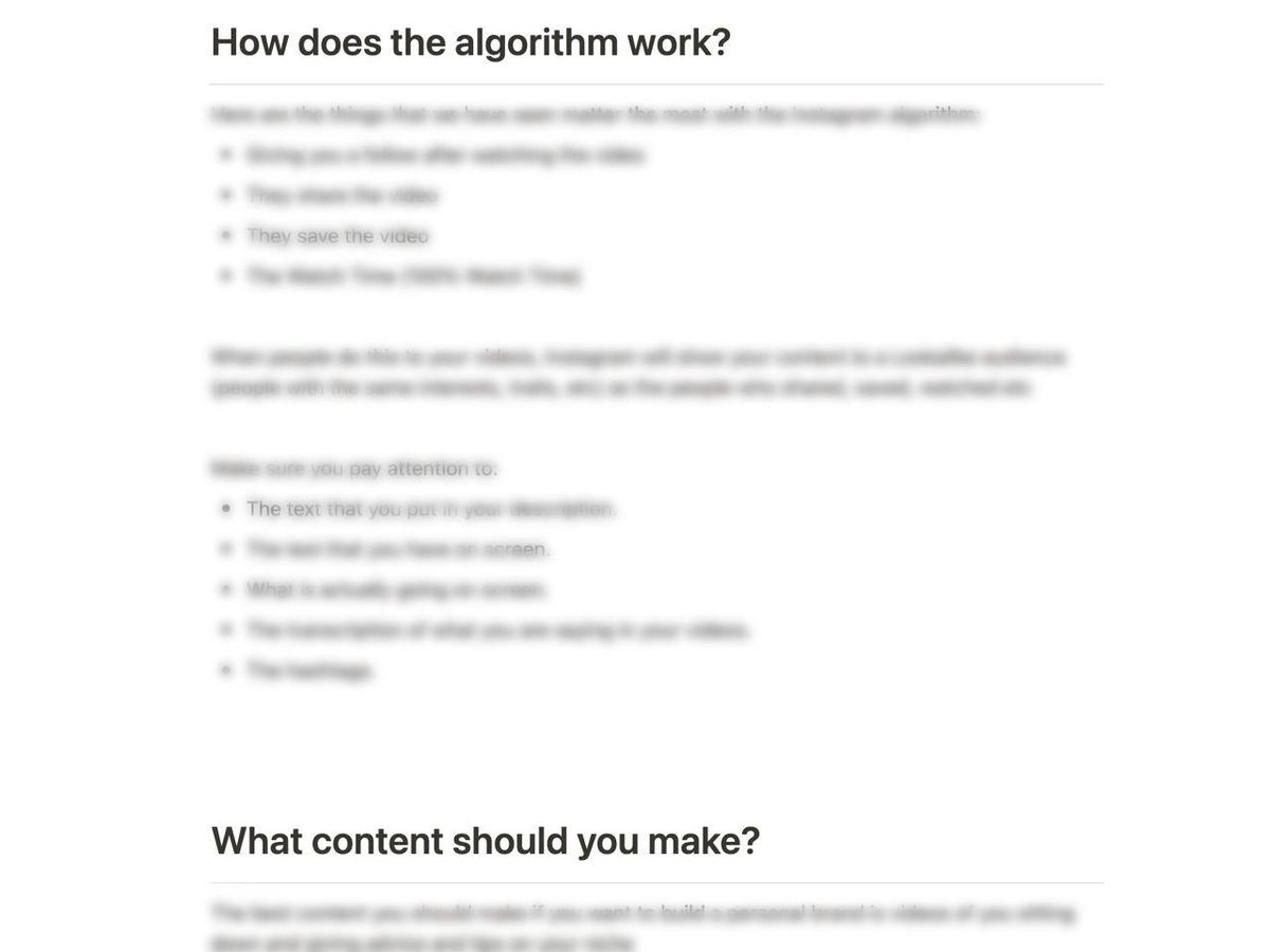 We've used Instagram Reels to SKYROCKET Personal Brands and build $50k/month Paid Communities

I wrote a full guide on everything I know about blowing up on Instagram

Like, Retweet + Comment 'IG' and I'll DM it to you for FREE

(must be following me or it won't send)