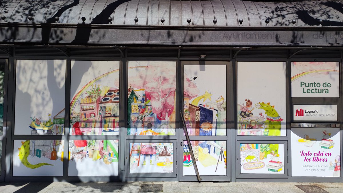 Todo está en los libros
Naiara Arrieta.
#arteurbano