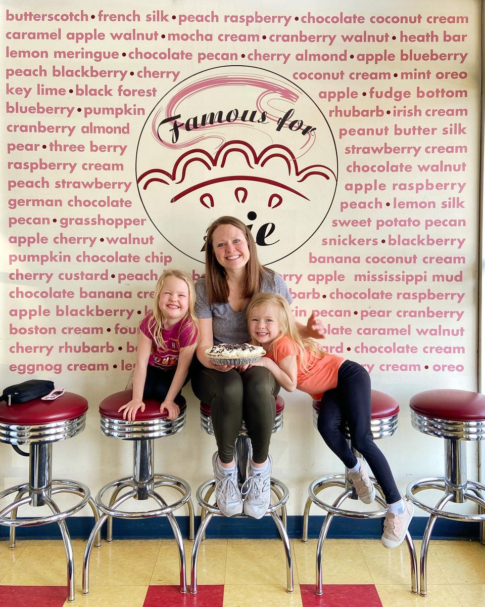 madison_mag's tweet photo. Our pie bracket winner is … Hubbard Avenue Diner’s French silk pie! Maddie and her adorable twin girls (who helped mom fill out the winning bracket) took home a free pie. 🥧 They were EXCITED. Congrats, and thanks to all who participated! 
Story: https://t.co/2BmwUa3OSx https://t.co/uNUHth8jQR