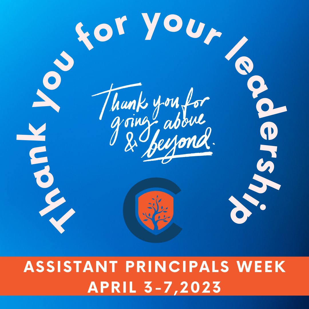 Recognizing assistant principals for their hard work and commitment to our schools, students, and parents. #assistantprincipal #principalsofinstagram #leadership