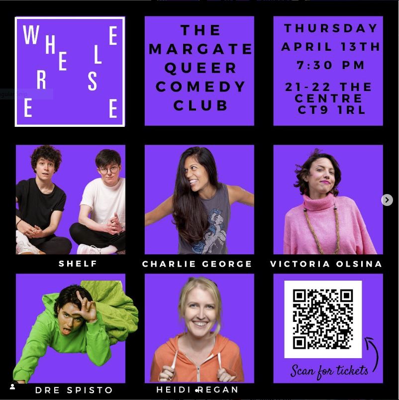 Crate Residency Member has launched her Margate Queer Comedy night - mailchi.mp/1eb2a31bfaa7/c…