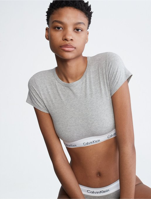 Modern Cotton T-Shirt Bralette