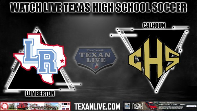 dctffootball's tweet photo. BOYS REGIONAL SEMIFINALS
WATCH THIS PLAYOFF GAME LIVE
Lumberton vs Calhoun
Friday 4/7/2023
@jdsetxsports on the call
Coverage begins at 5PM
For the Live Link click here: https://t.co/mFGPZ29kw8

@LumbertonBoys @ladyraidersoc https://t.co/DOZ1SMTaso