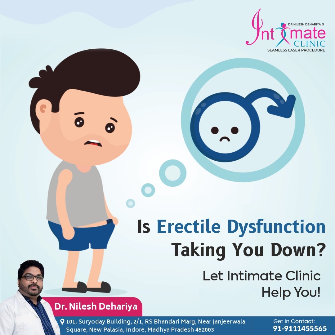 RT twitter.com/intimate_clini… Is Erectile Dysfunction Taking You Down? Let Intimate Clinic Help You . . Visit: intimateclinic.in/erectile-dysfu… . . #intimateclinic #drnileshdehariya #indore #indorec…