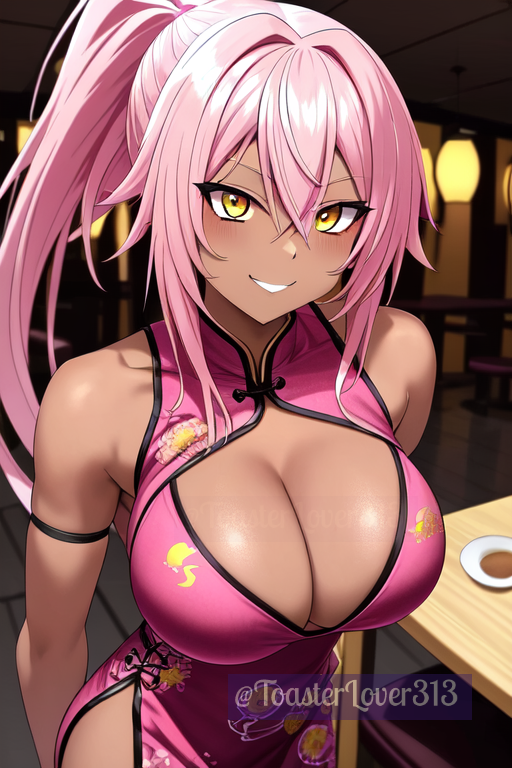 HomemadeWaifus's tweet photo. Hope you all have an amazing day 🥰🥰🥰
#originalcharacter #originalaiart #aiart #aiartcommunity #novelai #waifumaterial #waifus #aiartwork #holaraai #waifudiffusion #darkskingirls #cheongsam #cheongsamdress #darkskin #tanned #pinkhair #pinkhairanimegirl #aigirl https://t.co/rQWhJTIZCN
