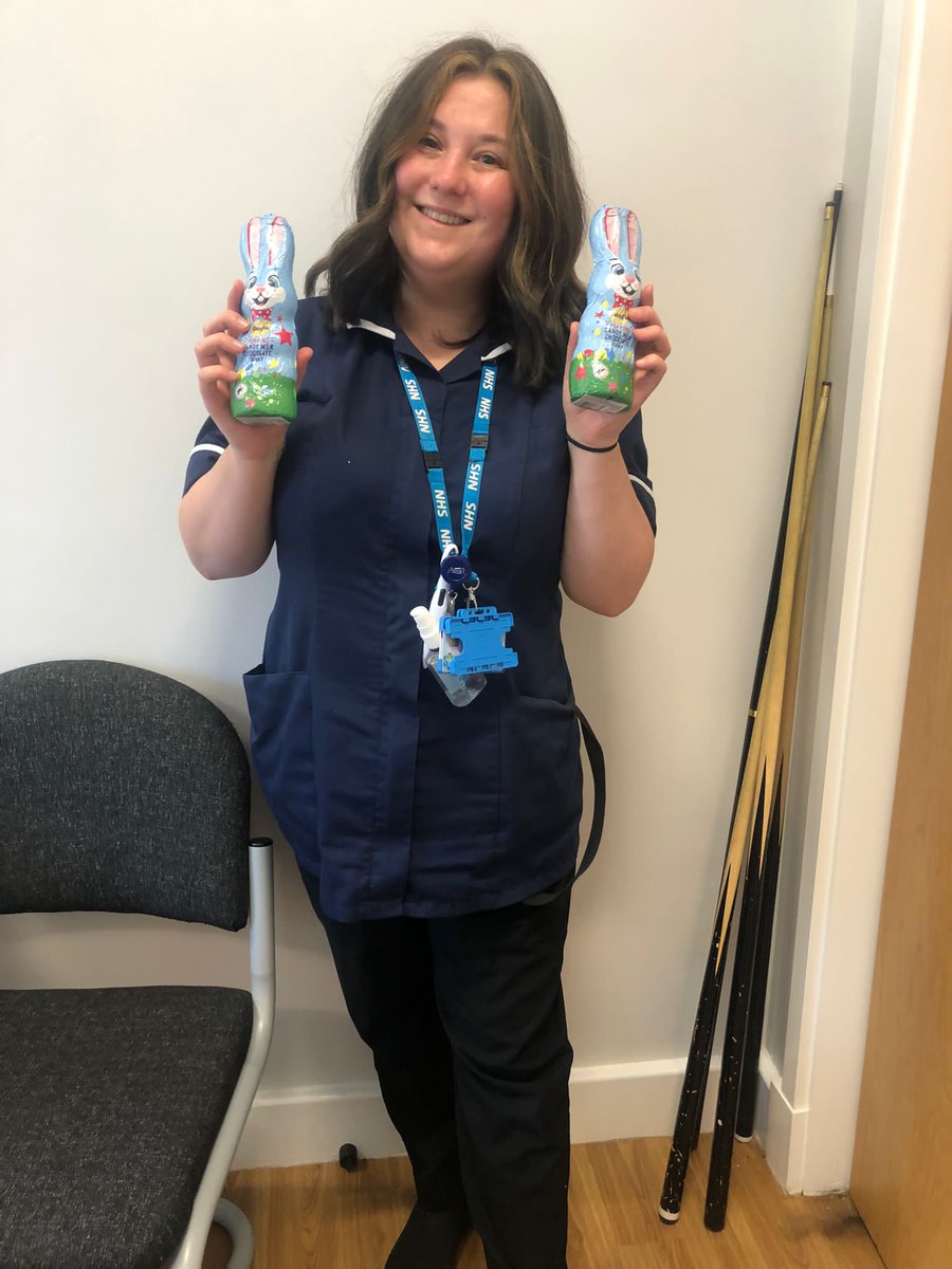 Heather Jayne (@heathslater92) on Twitter photo The Easter bunny has arrived to Dutton Ward to give all our service users a Easter treat 😁. We are looking forward to spending this weekend with both service user and staff in the sunshine. <a href="/WeareGuildLodge/">Guild Lodge LSCFT</a> <a href="/LeeMatron/">Lee Drake</a> <a href="/joeantboy/">Anthony Boyle</a> <a href="/DrKatyMason/">Katy Mason</a> @DrClareOakley The Easter bunny has arrived to Dutton Ward to give all our service users a Easter treat 😁. We are looking forward to spending this weekend with both service user and staff in the sunshine. <a href="/WeareGuildLodge/">Guild Lodge LSCFT</a> <a href="/LeeMatron/">Lee Drake</a> <a href="/joeantboy/">Anthony Boyle</a> <a href="/DrKatyMason/">Katy Mason</a> @DrClareOakley