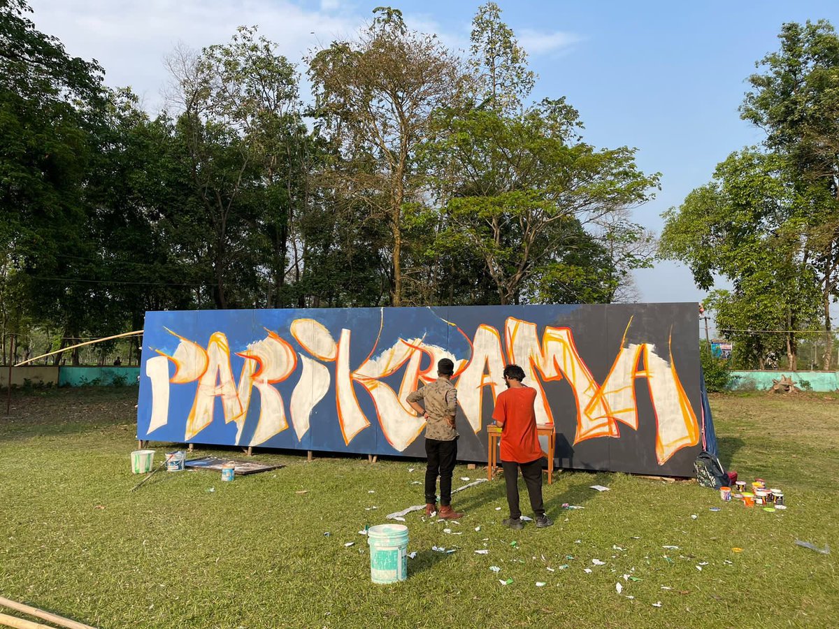 jnv_sonitpur_aa's tweet photo. Words have been Scribbled, Colors Splashed... and the Stage is all set for the onset of Happiness.

All decked up for tomorrow. See you there! 👍

#Parikrama2023 https://t.co/hVx4lIhysR