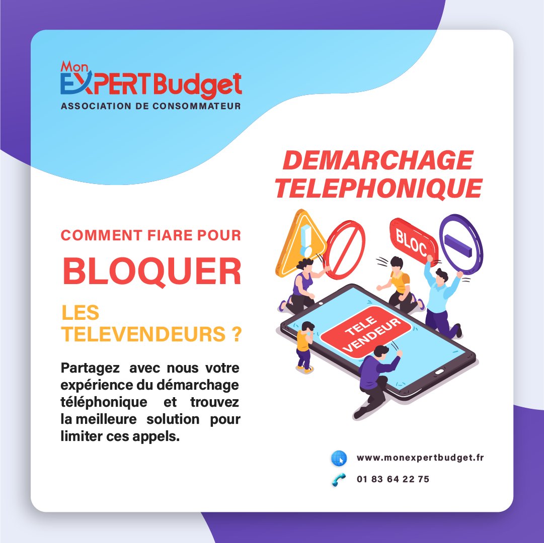 monexpertbudget's tweet photo. Saviez-vous que vous pouvez vous inscrire sur la liste d'opposition au #démarchage #téléphonique pour limiter les #appels non #sollicités?
https://t.co/SEIkSNu2AI
#consommateur #xonseils #monexpertbudget
#Ahsoka #XFF23 #manif6avril #PekinExpress
#droits #paris #france https://t.co/gVabGdD2aO