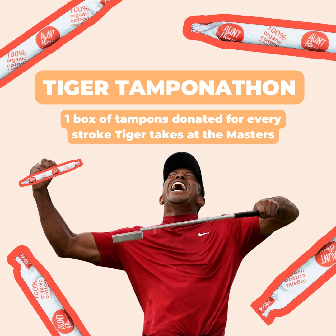 👀 Tiger isn't the only one who can give out tampons.

Sexism is never par for the course ⛳

That's why we're joining <a href="/thegistusa/">The GIST USA</a>  and <a href="/SunnyPeriod/">Sunny</a> in matching their donation for the Tiger Tamponathon!