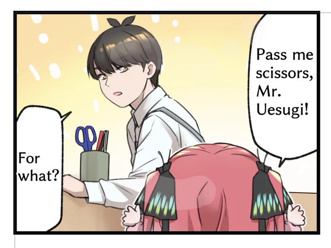 【For  English】four-frame comic strips  6 