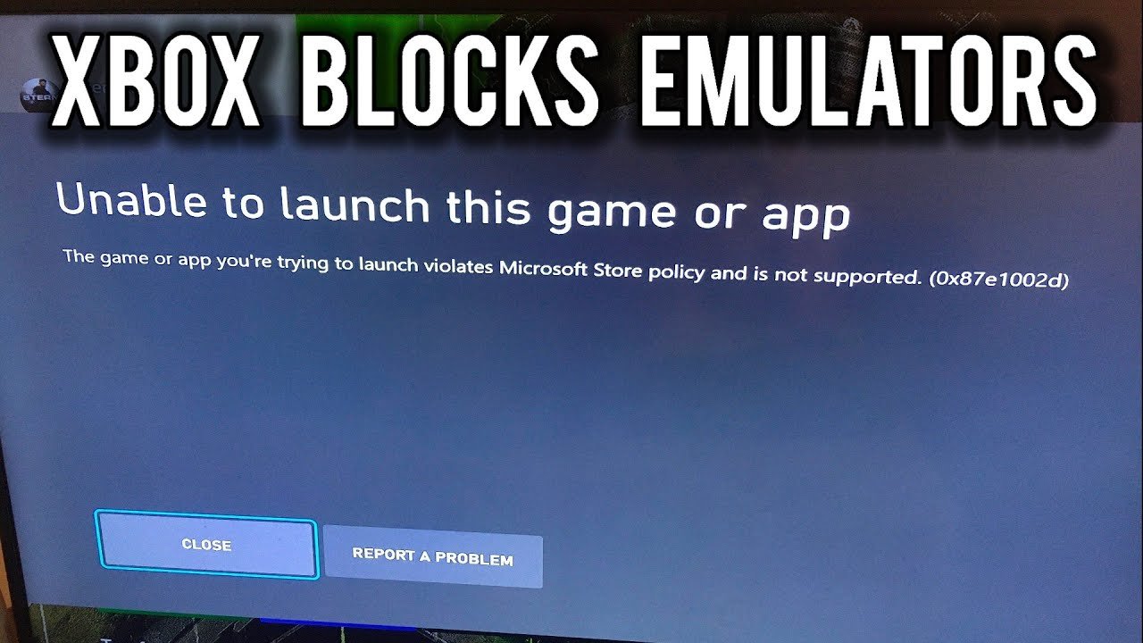 Immuniteit astronaut Discrepantie Idle Sloth💙💛 on Twitter: "(MVG) Xbox Bans Emulators in Retail Mode... Xbox  has banned the use of UWP apps including emulators and certain homebrew  running under Retail mode on the Xbox O|X|S