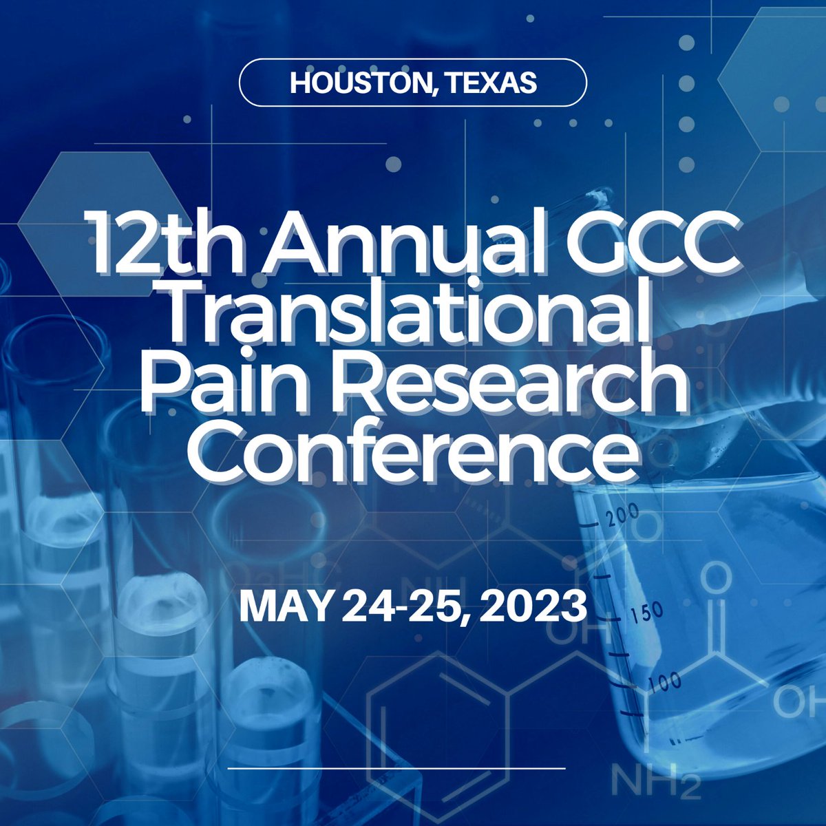 GCC_Research's tweet photo. Call for Abstracts: 12th Annual GCC Translational Pain Research Conference, May 24-25, 2023 - https://t.co/fhGtJavrrQ https://t.co/eBDIXzUDkr