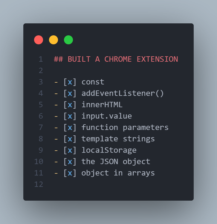 mirko_effe's tweet photo. This morning I said it would have been a day off but I've just finished the #learnhowtocode day 36.
Today I've finished building a Chrome extension and in this picture, you can see what I've learned during the whole course. https://t.co/3Oa6sqGe1T