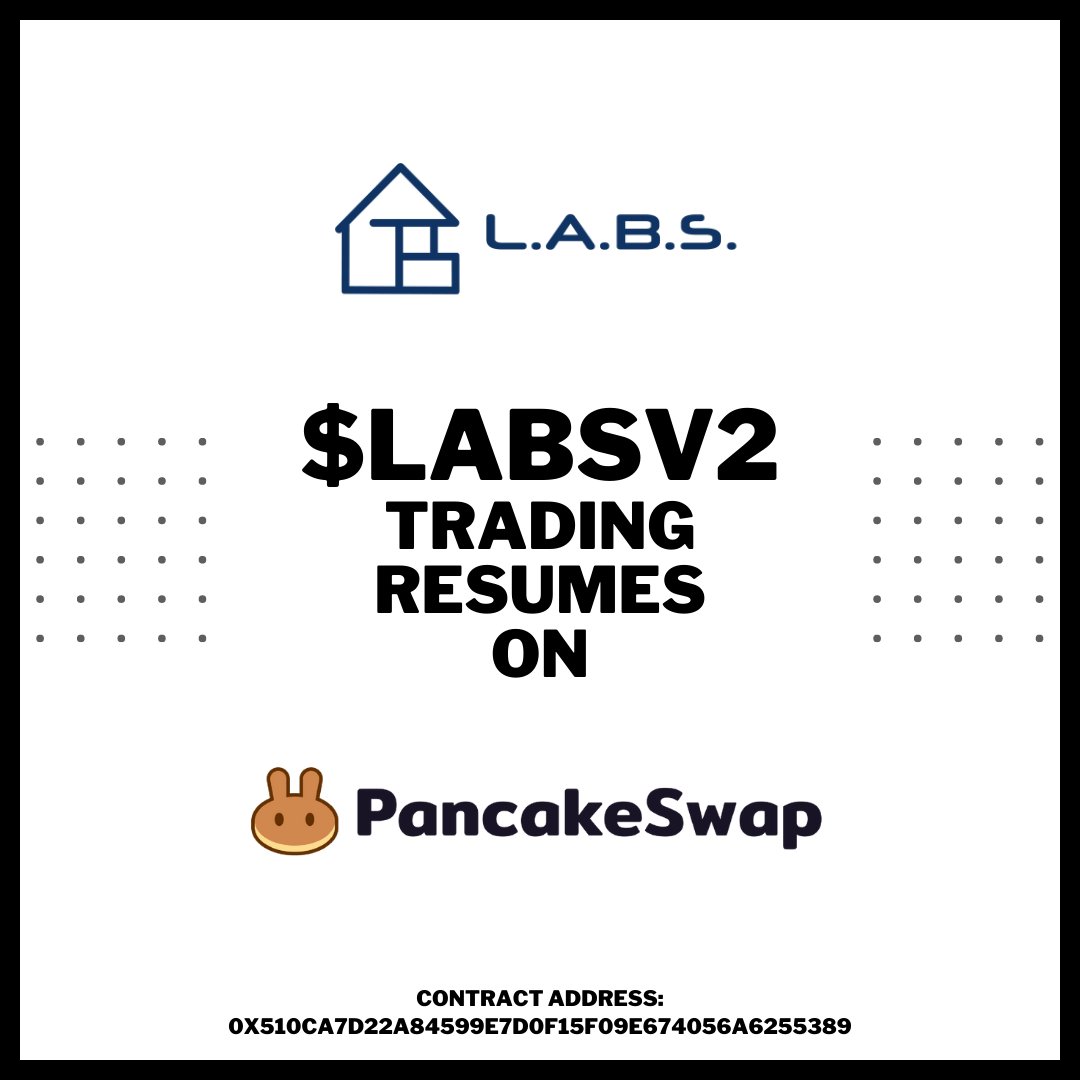 LABS Group on Twitter "🚨Just in🚨 LABS token liquidity has been added