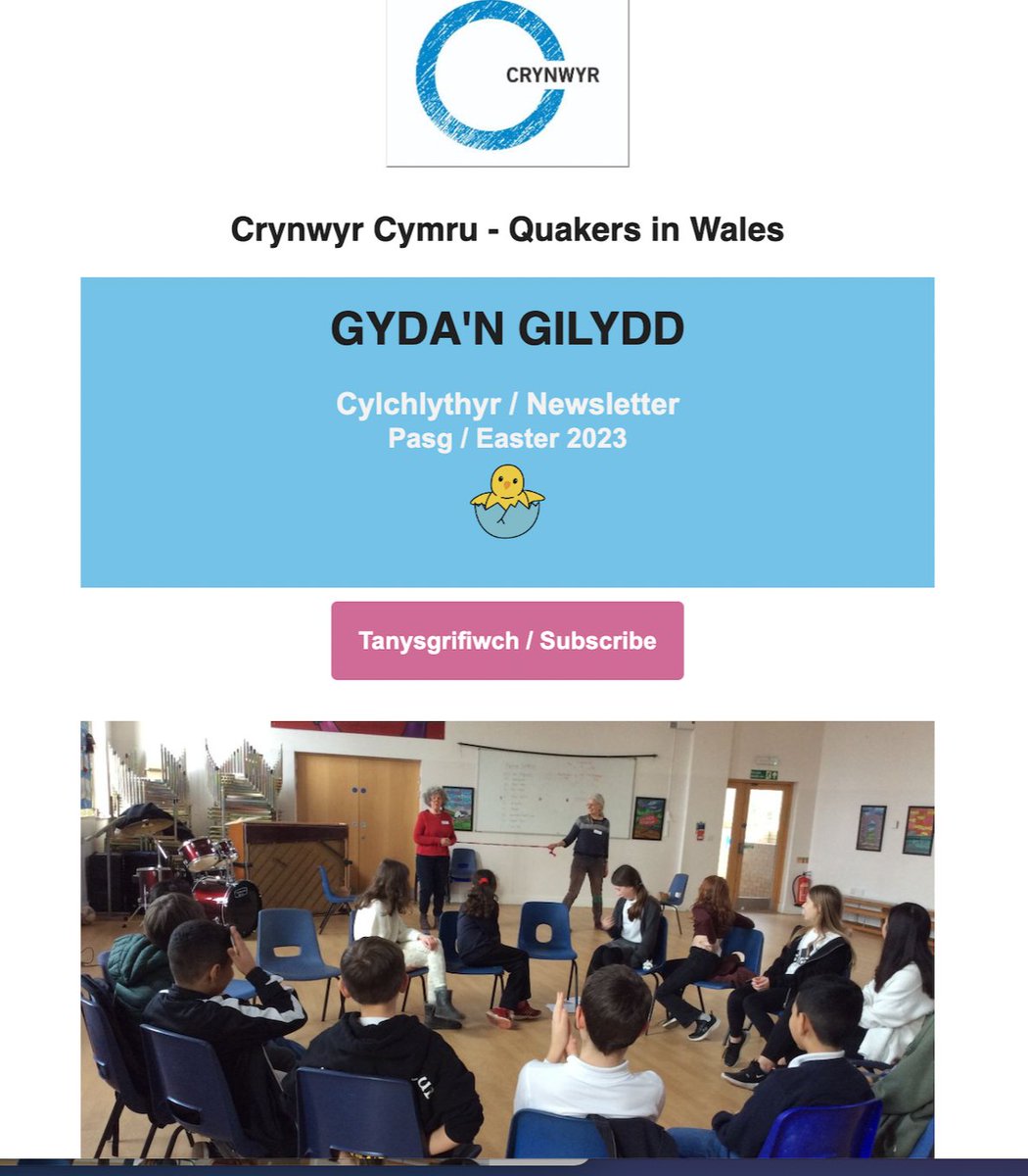 Crynwyr Cymru Quakers tweet media