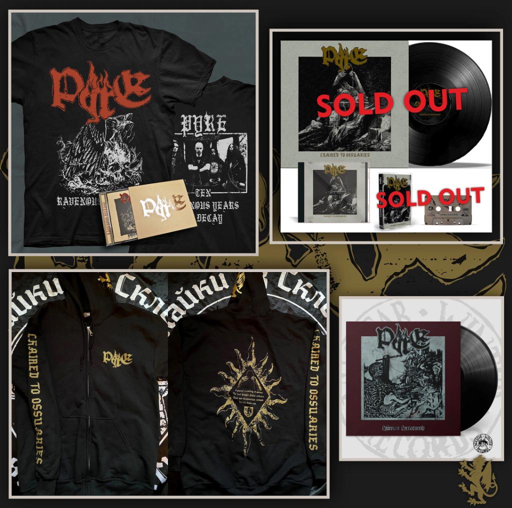 Pyreofdeath's tweet image. Today and through all weekend we have Bandcamp sale 25% OFF for all items available in the merch section! Prices already discounted: 
pyredeathmetal.bandcamp.com/merch
#deathmetal #merch