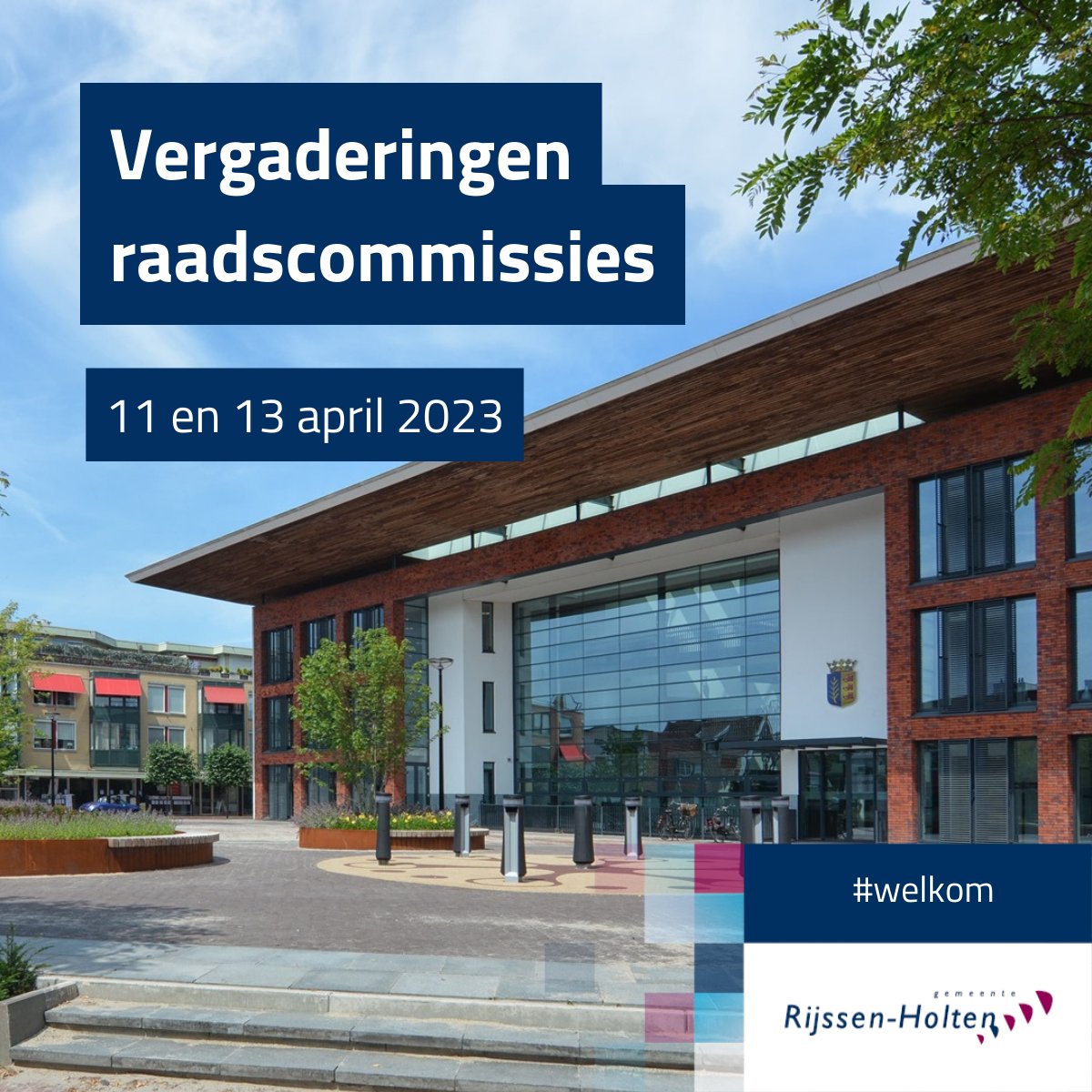 Volgende week komen de commissies van de gemeenteraad weer bij elkaar. De agenda's en de bijbehorende documenten en de livestream vind je op rijssen-holten.nl/gemeenteraad