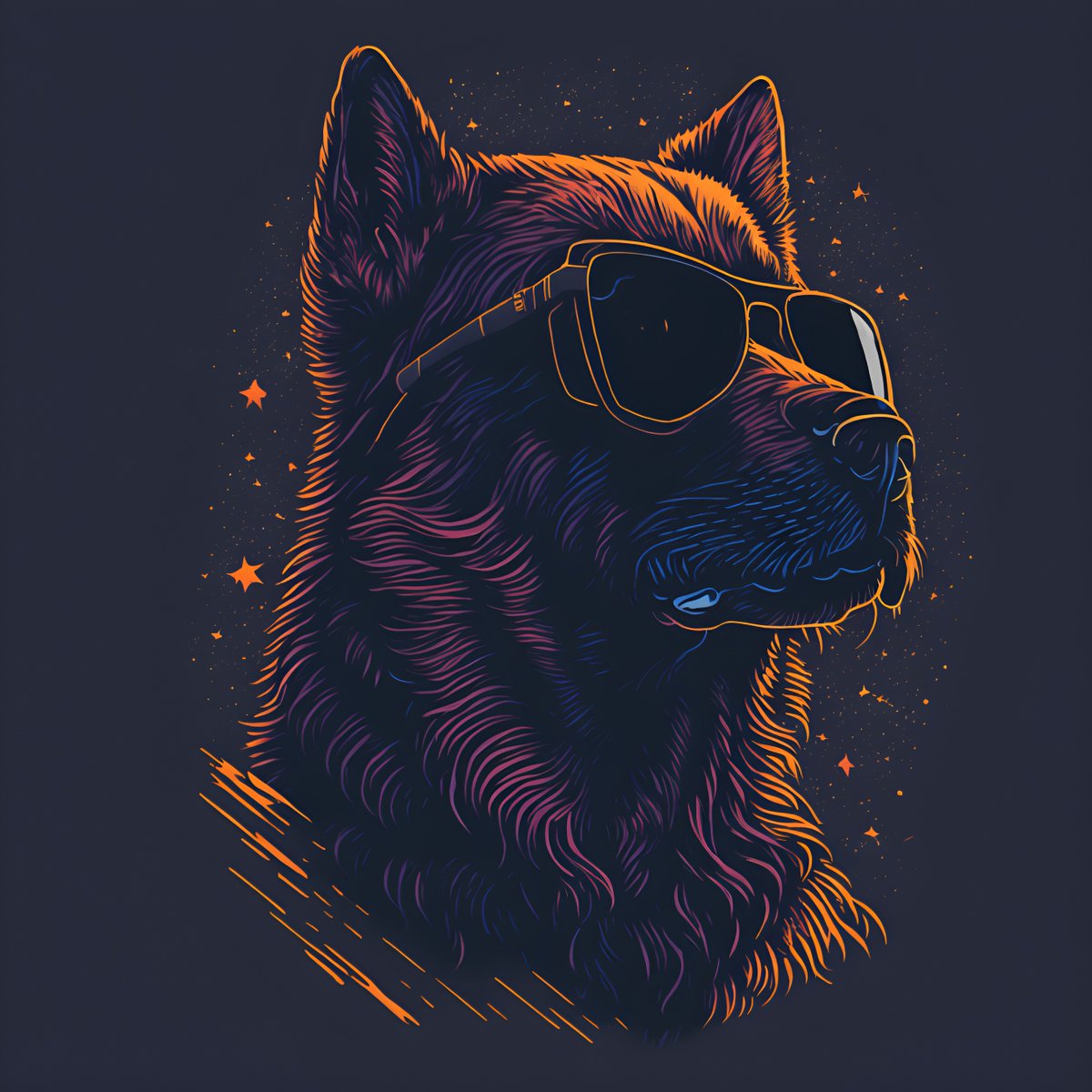 AiDesignApparel's tweet photo. Good Morning! We only wish we were this cool. #doggo #Coolio https://t.co/3sW1SlVoDR