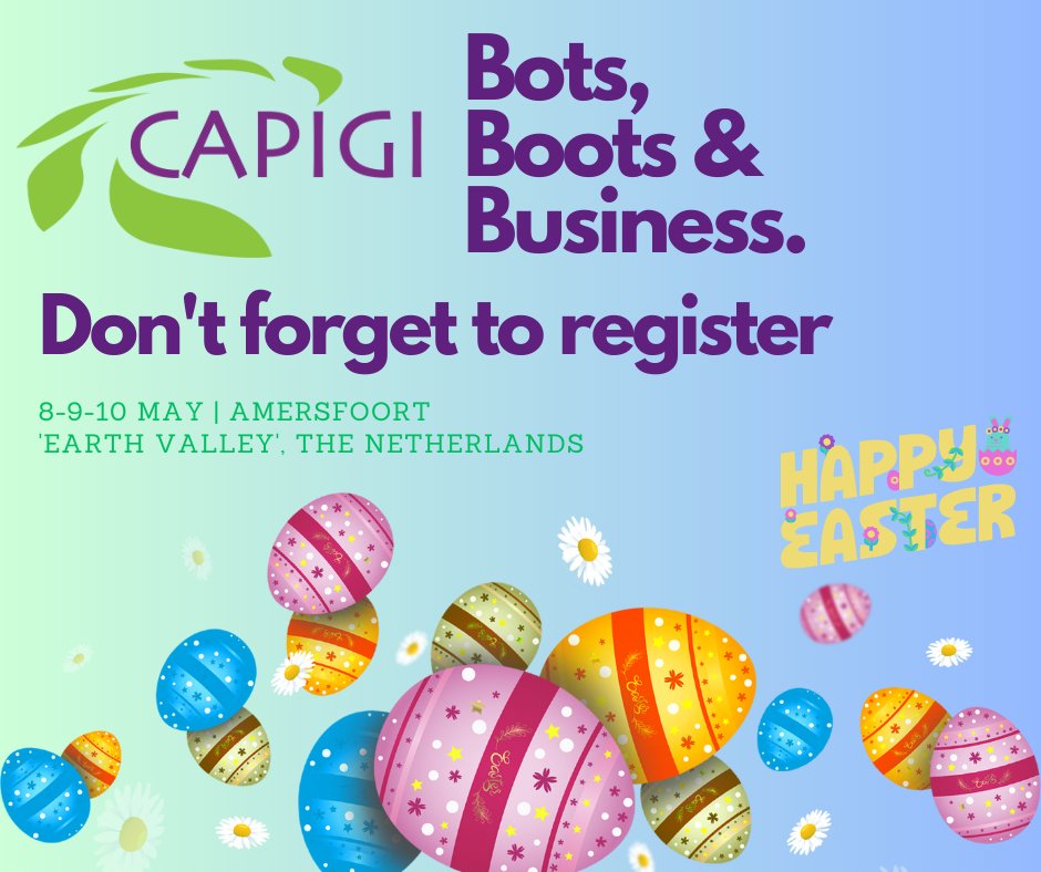 Registration is open! We will announce more speakers next week. Want to know more about the event, and which speakers you already can expect? Visit our website: capigi.eu/CAPIGI-2023