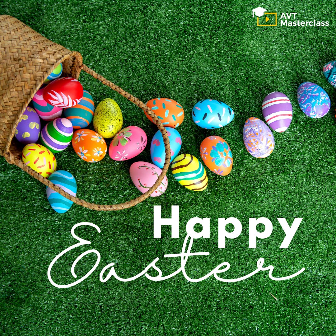 AvtMasterclass's tweet photo. Happy Easter to you, your families and friends from #AVTMasterclass! 🐰 🐣 https://t.co/3WOHyE5V6Q