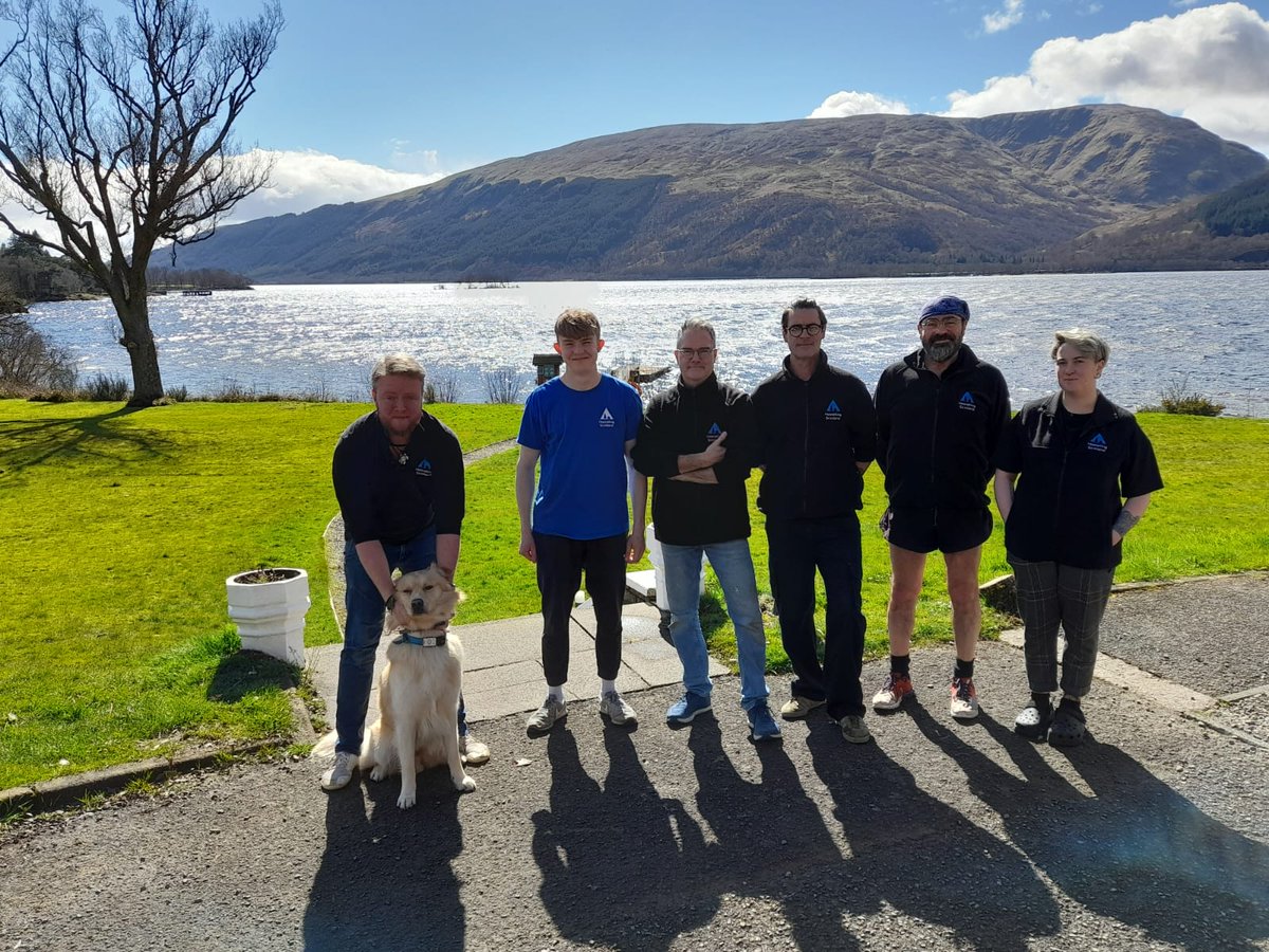 hostellingscot's tweet photo. Tony and the Team at Rowardennan are looking forward to welcoming guests for the new season 💙

@VisitScotNews @Hostelling #hostellingscotland #Rowardennan #hostelling #nowopen #welcomeback https://t.co/uGF4LQM4xK