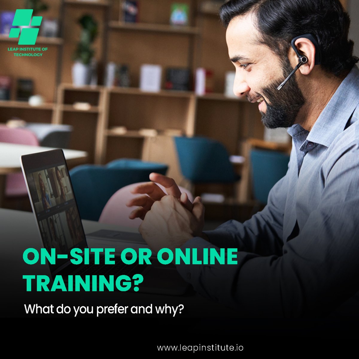 Which training mode you find more convenient in 2023? On-Site or Online? 

Let us know in the comments before we launch something exceptional and high-demand skill for you! 

#leapinstitute #onsitetraining #onlineeducation #techskills #OnlineSchool #academy #pakistaneducation