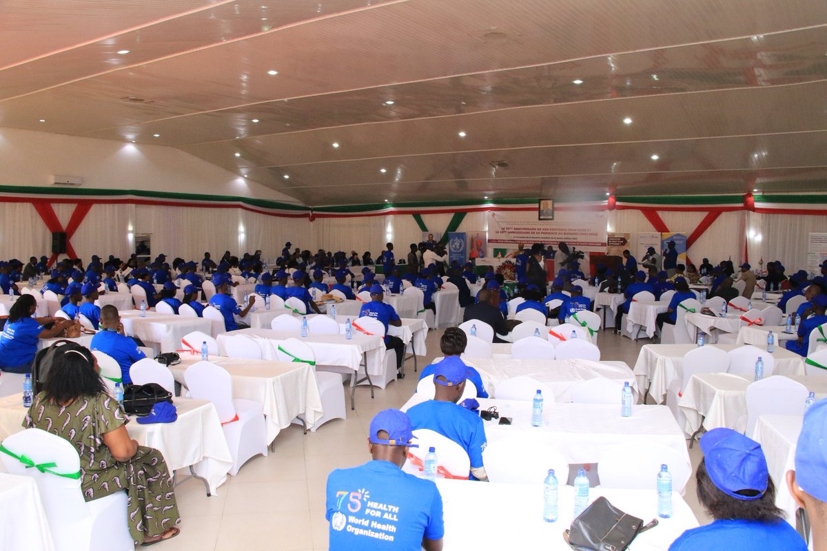 lautre_face's tweet photo. 🎊🎈Ces cérémonies ont été rehaussées par la présence d différentes personnalités dont S.E la Première Dame du Burundi, le Ministre de la Santé, le Maire de la ville de Bujumbura, le représentant de l’OMS au Burundi, ls représentants des organisations nationales e internationales https://t.co/1CTZQ5RDhc