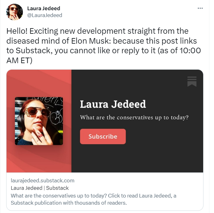 Laura Jedeed tweet media
