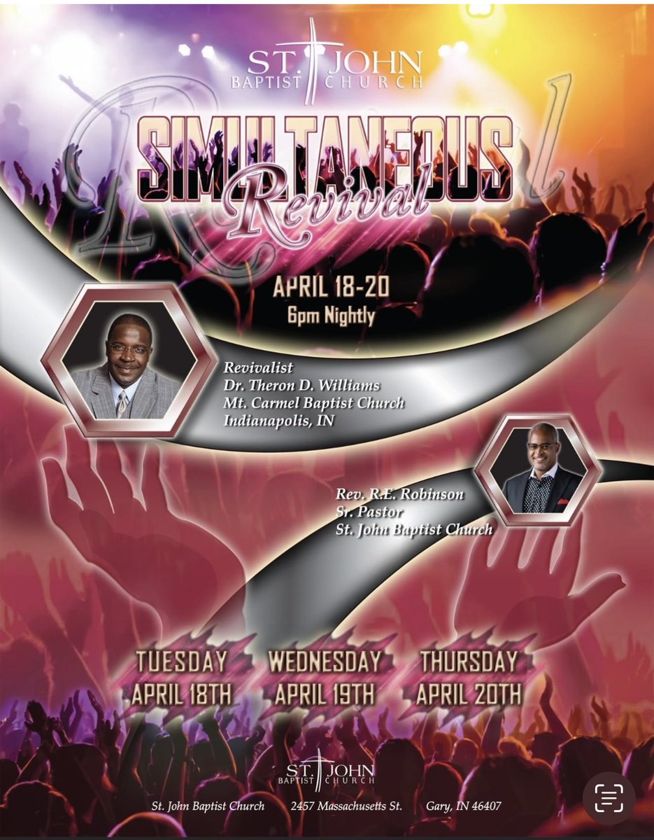 It’s Revival Time! Mark your calendar and bring your family &amp; friends to worship! #preaching #teaching #sjbcgary