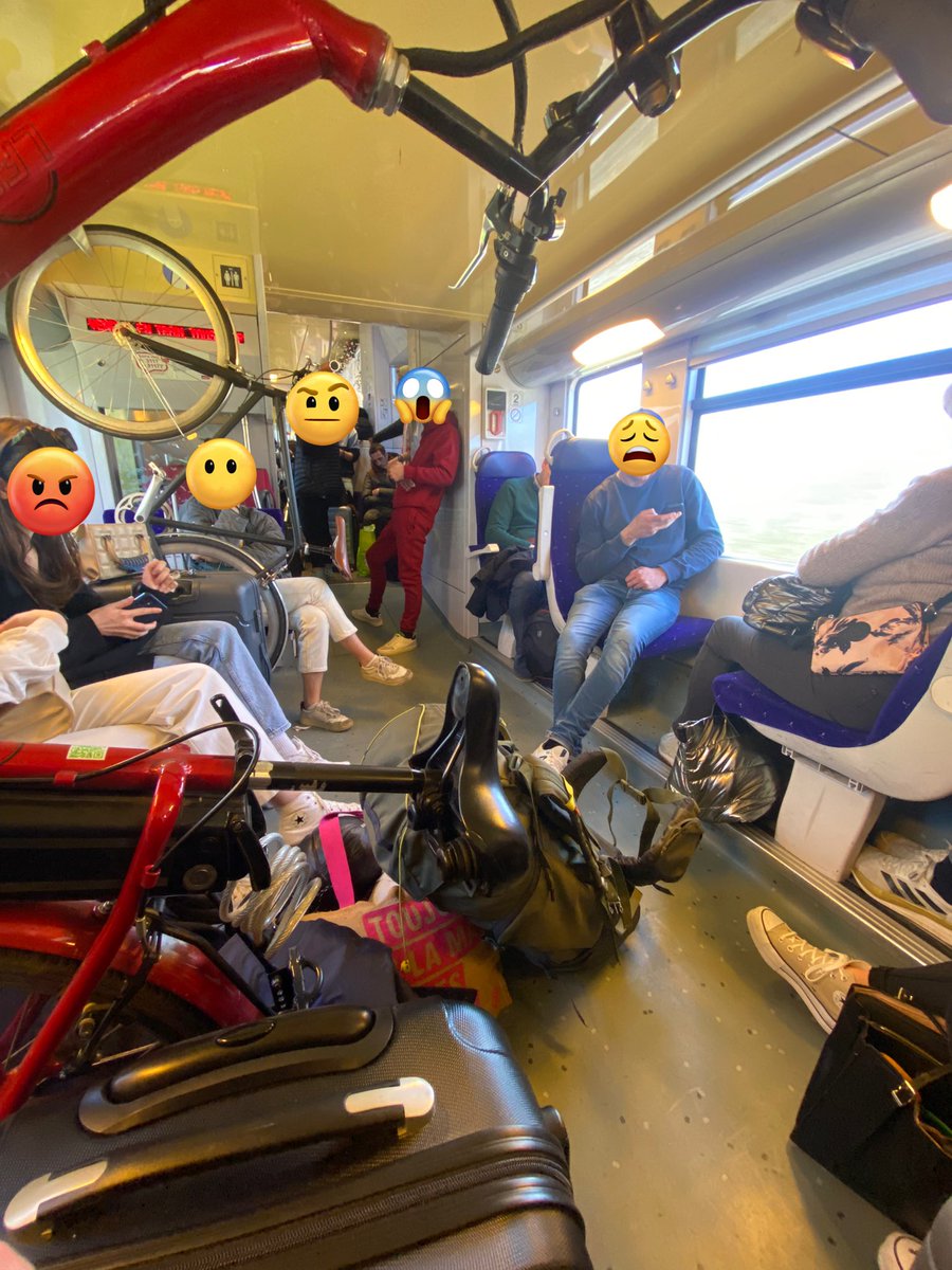 romane_labbe's tweet photo. Ça va vous avez pas mal au cul la @sncf? TER sur blindé avec autant de gens debout qu’assis…

@SNCFVoyageurs @GroupeSNCF @SNCFReseau @SNCFPDL https://t.co/l6QYUkxy14