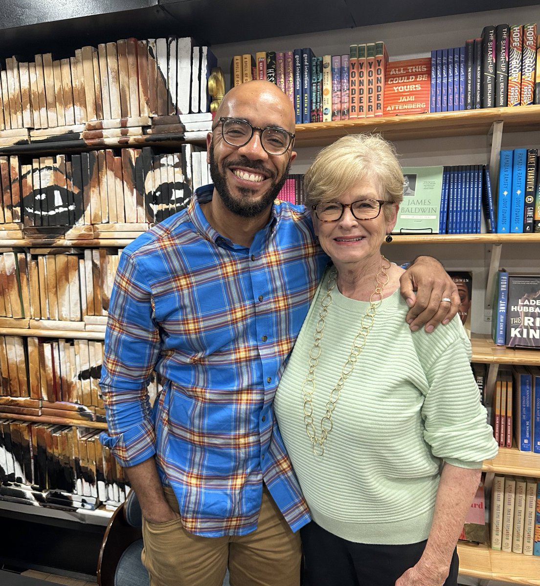 On Colbert last week I mentioned my 3rd grade teacher, Ms. Mueller, who after reading a poem I wrote, told me I could be a writer when I grew up. I never forgot those words. So what an utter delight when I looked up from the signing table in New Orleans and saw Ms. Mueller there!