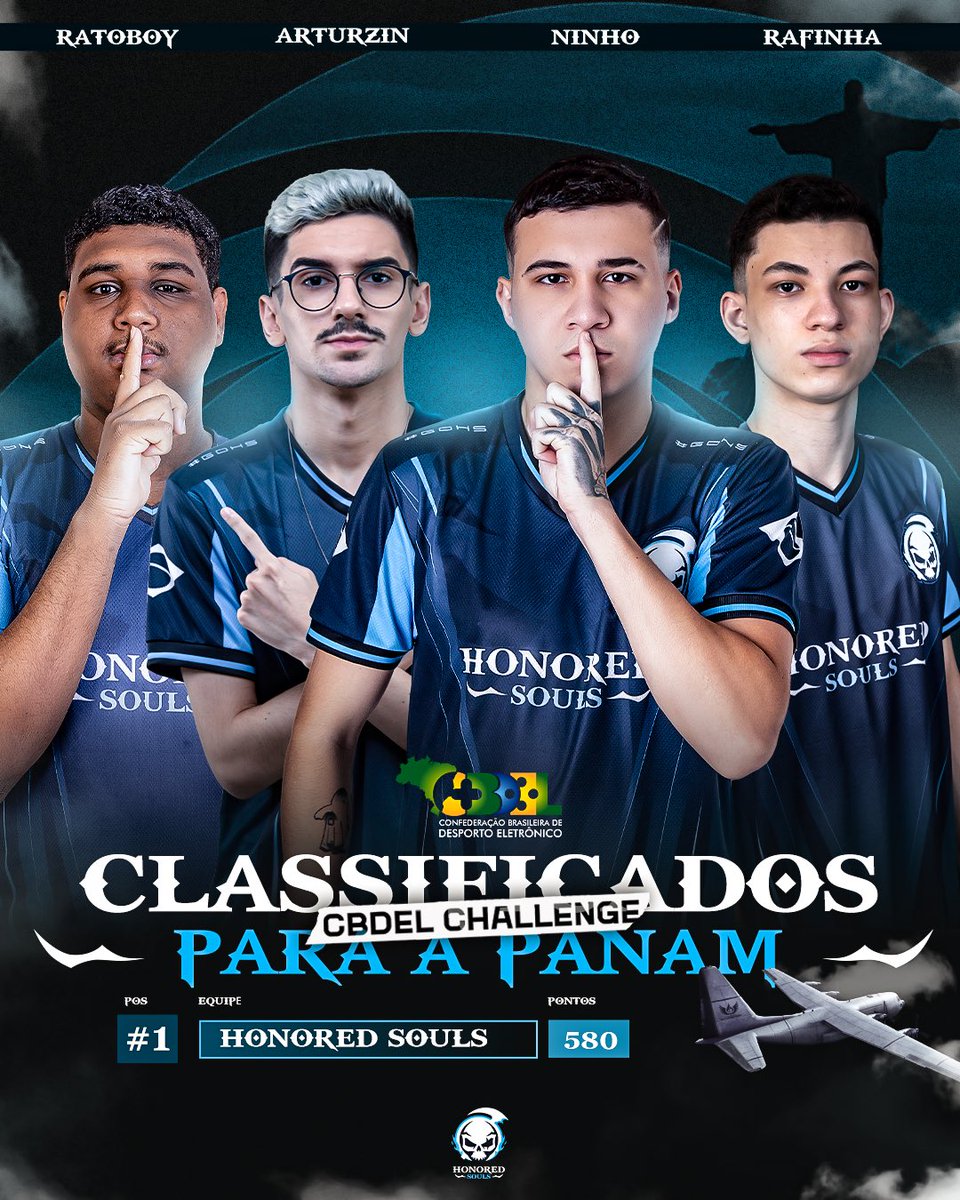 CAMPEÕES CBDEL CHALLENGE! 🏆💙

Muito felizes pela conquista deste título tão importante pra nós! E estamos preparados para representar o Brasil na próxima fase 🇧🇷☠️ 

Parabéns ao bonde dos quebra tudo e obrigado pela torcida 🔥💙💙 

instagram.com/p/CquAgcQOdJR/