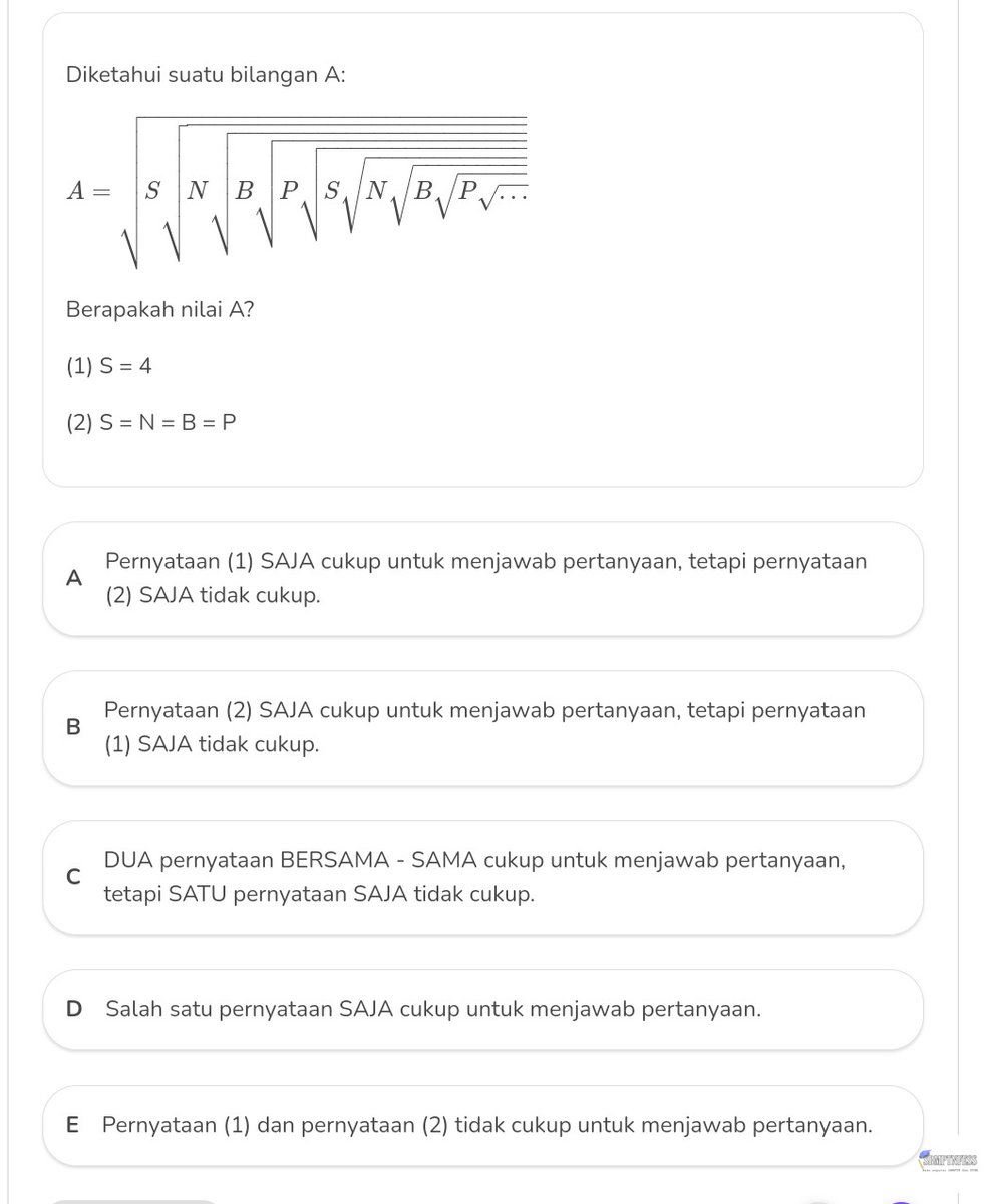 sbmptnfess's tweet image. 🏫 ini cara penyelesaiannya gmn yaa?