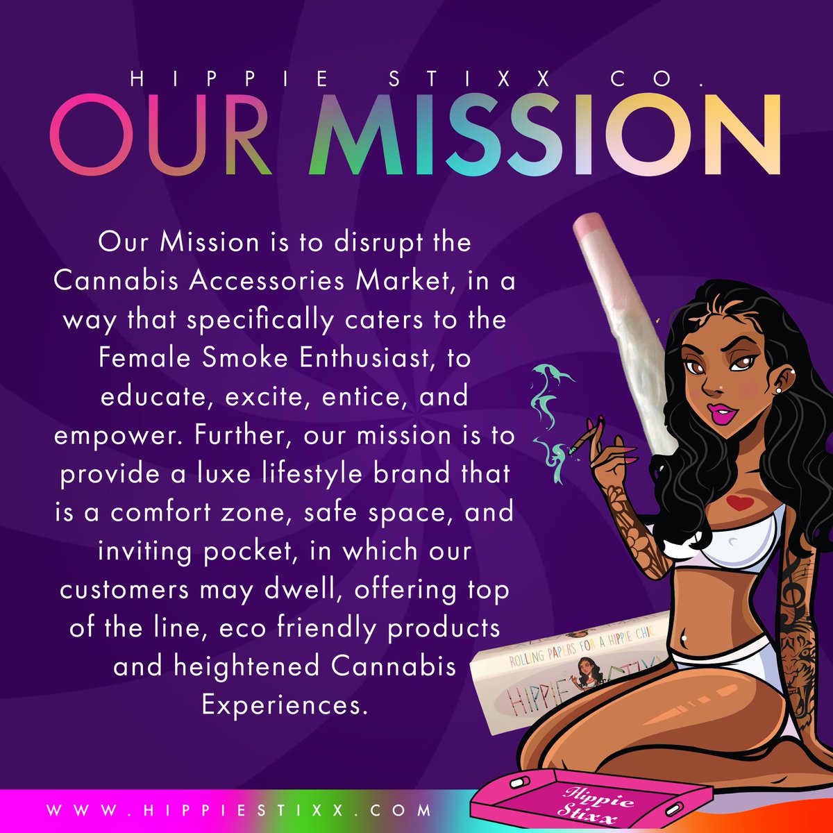 We’re more than a Canna Accessories Brand. We ARE a movement. 

#HippieStixxCo #HippieStixx #HippieChics #CannabisCommunity #CannabisAccessories #lifestylebrand #ShopNow #ShopToday #stonergirl #stoner #lit #baked #stoned #mission #cannabisculture #mood #missionstatement #shop