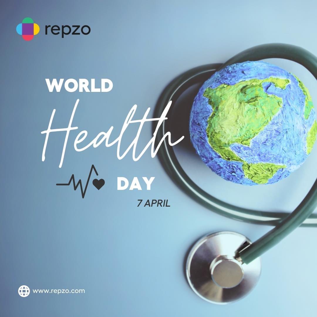 repzoapp's tweet image. Happy #WorldHealthDay!

At Repzo, we believe good health is key to success, including sales &amp;amp; field force automation.

Let&apos;s celebrate healthcare workers&apos; tireless efforts to keep us safe &amp;amp; promote wellness in our communities.

#Repzo #FieldForceAutomation #HealthAndWellness