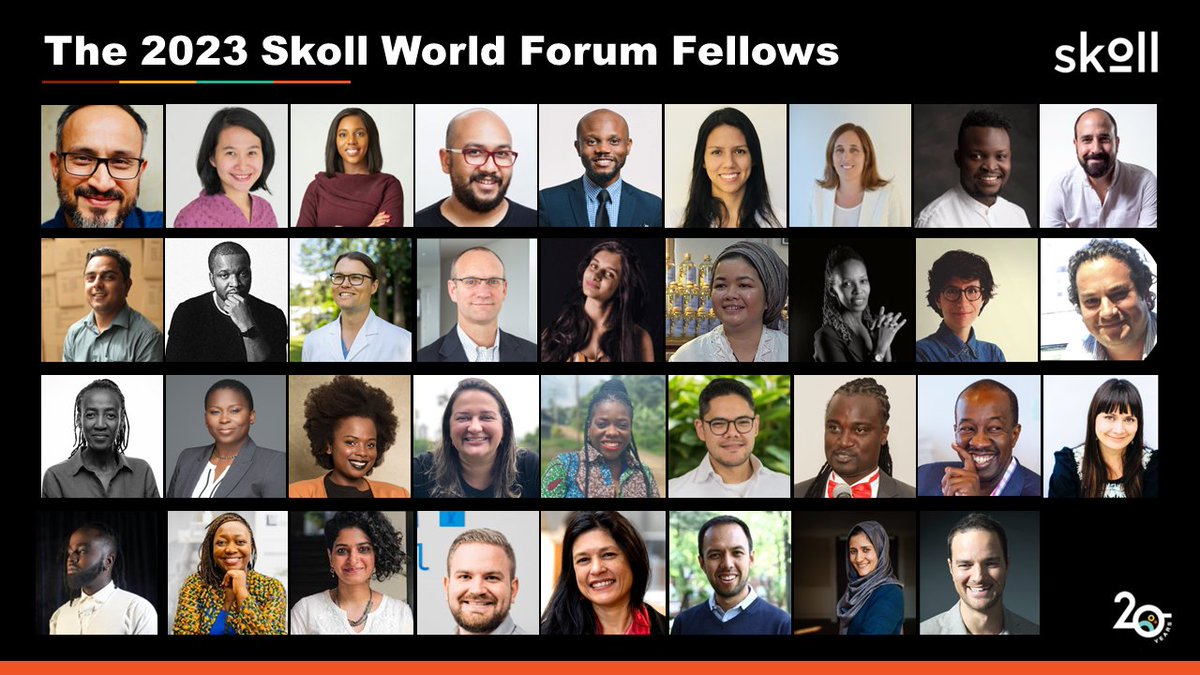 We're thrilled to announce the 2023 #SkollWF Fellows who will be joining our 20th Forum in Oxford! Our Fellowship network connects social innovators, storytellers, ecosystem builders, and government leaders for peer-to-peer support. Discover more: ➡️ skoll.wf/3KeLssx