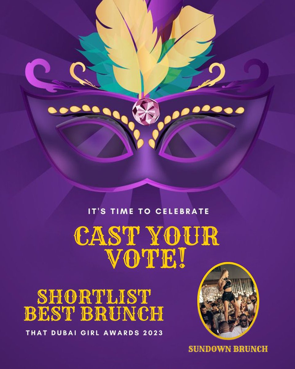 We are proud to announce we have been shortlisted for ‘BRUNCH OF THE YEAR’ at this years That Dubai Girl Awards 2023 💛 Please follow the link below and vote for your favourite brunch ‘Sundown Brunch - Seven Sisters by LUV Events’ 🥳 💛

thatdubaiagency.com/2023awards-vot…