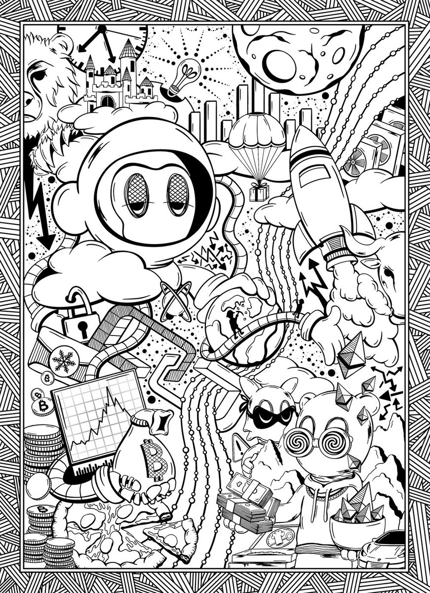 Happy Friday everyone 💙 

Wanted to give back this page 4 of <a href="/RyyaNFT/">Ryya</a> series! She’s working so hard to make these coloring page for the beasts and kids alike 💪

- Like 
- Retweet
- Follow <a href="/RyyaNFT/">Ryya</a> &amp; <a href="/abeastsidestory/">a BEASTSIDE story | metagallery</a> &amp; <a href="/JetLifeInsGroup/">JetLife Insurance Group</a> 
- Will draw in Beast FM: Waking up #AKCB