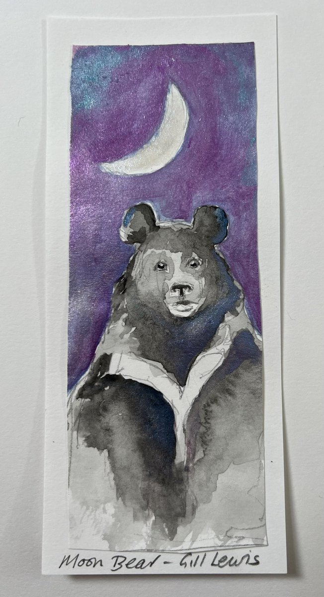 Bookmark for #BookmarkProject heading it’s way to @slhattersley 
Moon Bear