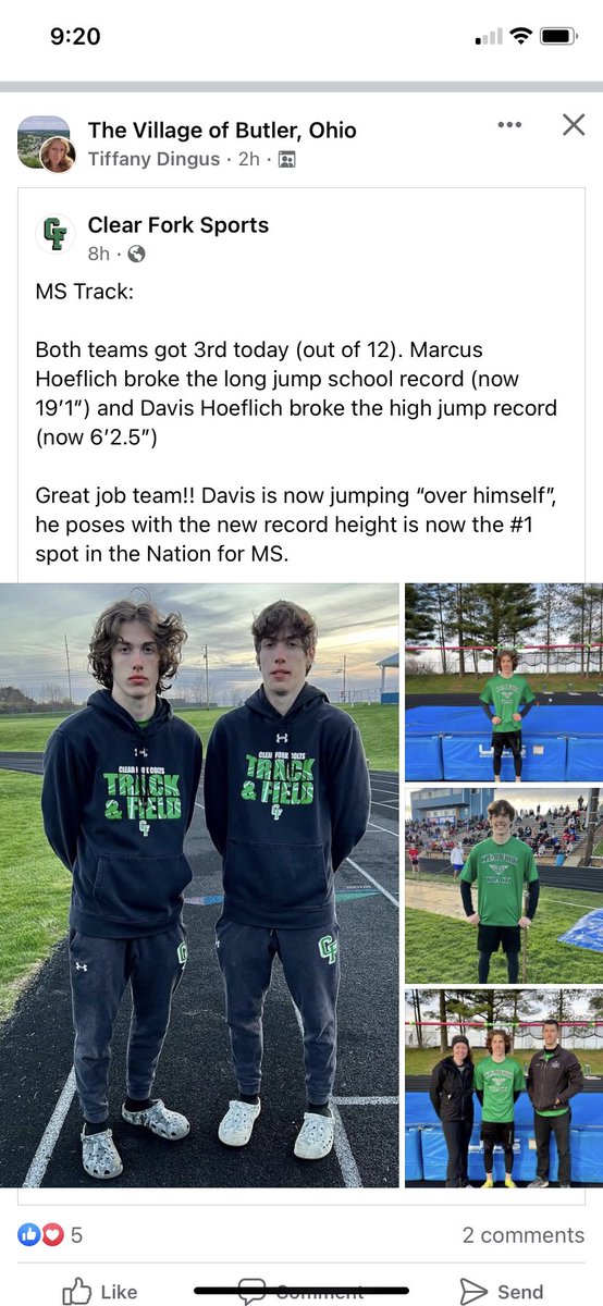 My athletic nephews!