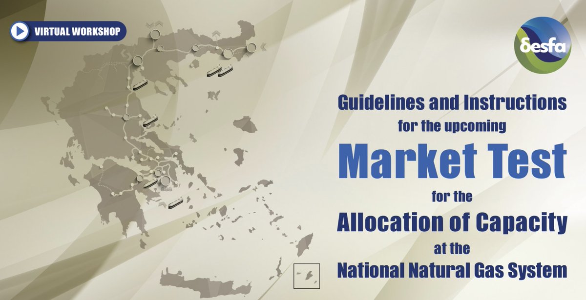 desfa_gr's tweet photo. The virtual workshop held by #DESFA (6/4) regarding the ongoing #markettest for future capacity allocation in the Hellenic National Natural Gas System was completed with significant interest by more than 160 domestic & international, existing & potential users of the system. https://t.co/tnd8rYl3P4
