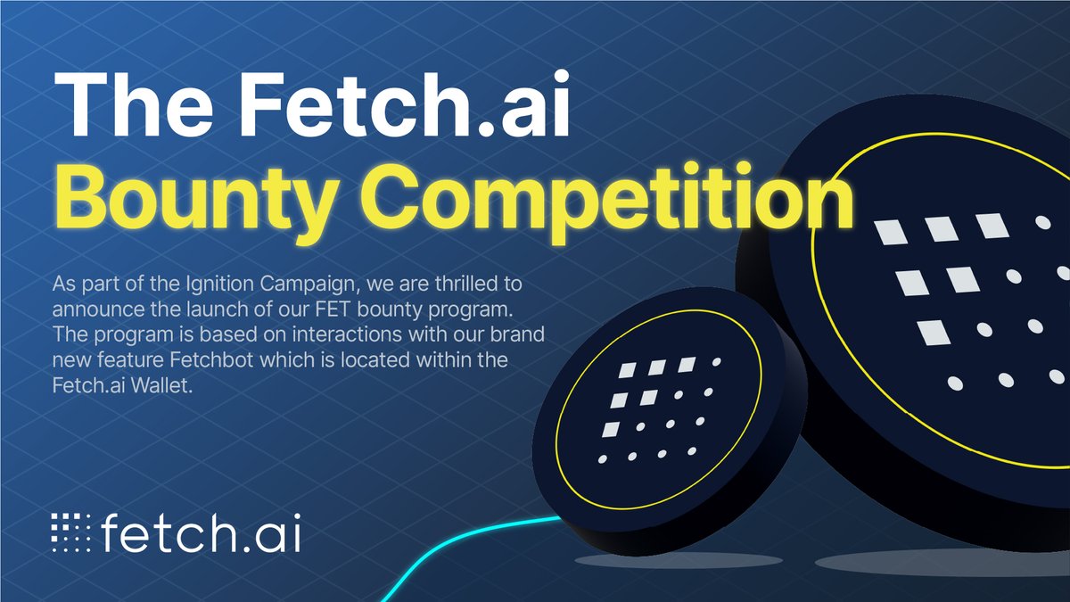 Fetch_ai's tweet photo. We look forward to reading about your experiences and wish you all the best of luck! π«‘
You can also read further details about the #Fetchbot Bounty Competition in our recent blog π
https://t.co/Zrd1PRRaSI https://t.co/vY6k9s8rgA
