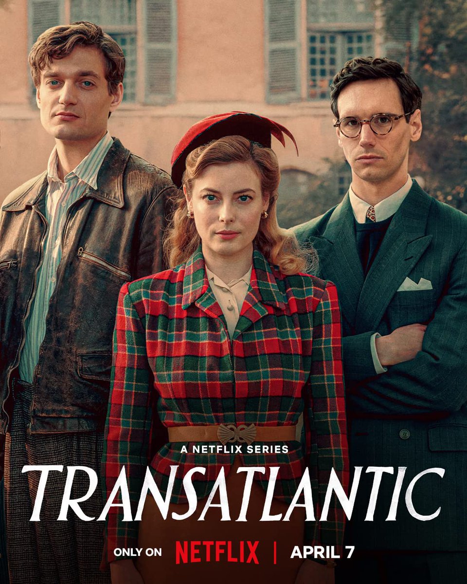 The limited series TRANSATLANTIC premiered today on Netflix. Trailer, images and poster here:

entertainment-factor.blogspot.com/2023/04/transa…

#tvseries #television #tvshows #series #transatlantic #julieorringer #gillianjacobs #corymichaelsmith #coreystoll #netflix #streaming