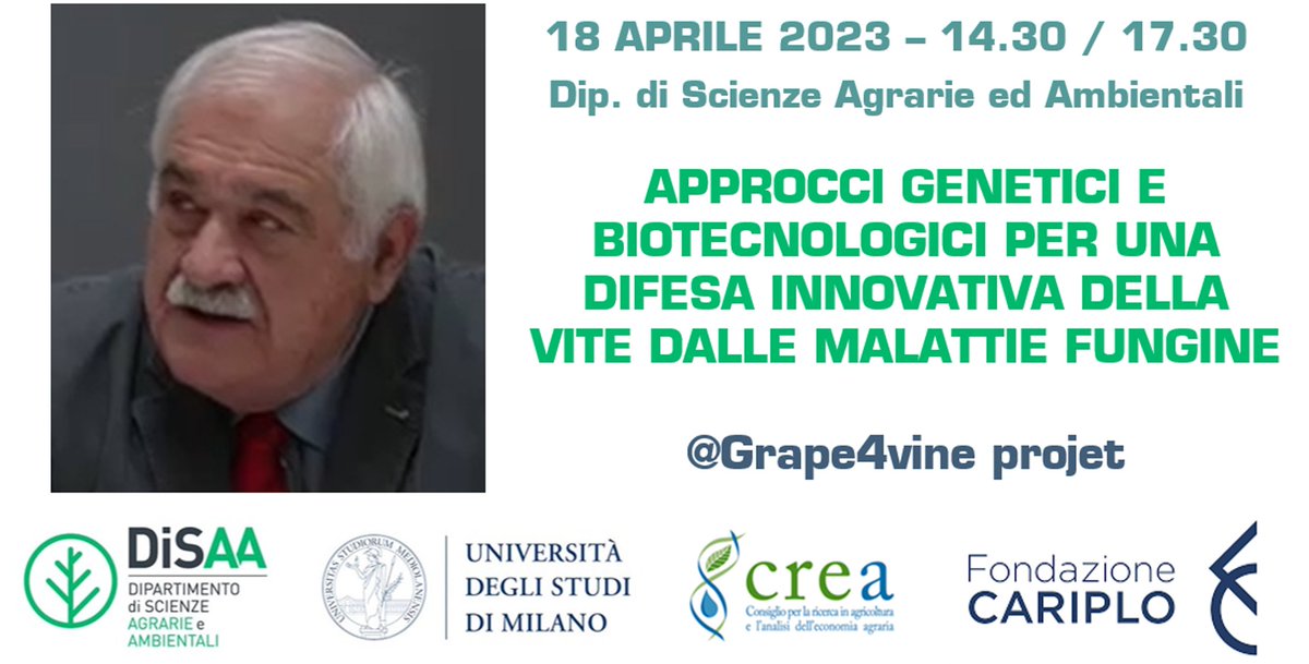 grape4vine's tweet photo. ➡Attilio Scienza, prof. ordinario (a riposo) del @disaa_press @LaStatale è uno dei massimi esperti di #viticoltura, attento alle tematiche sulla #sostenibilità del #vigneto.

🎯Speaker al workshop del @grape4vine con una relazione volta a spiegarci la viticoltura del futuro. https://t.co/V7CAbt2CWR
