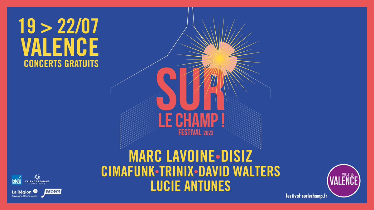 Le festival sur le champ fait son retour ! Plus d’infos 👉 festival-sur-le-champ.fr