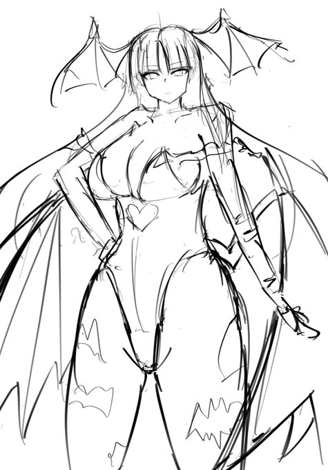 [毎日お絵描き]11日目
今日はしんどくて雑な落描きしかないです 