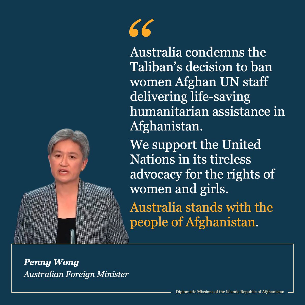 @SenatorWong on #AfghanistanCrises #HumanRightsViolations #AfghanWomen