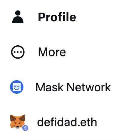 DeFi_Dad's tweet photo. What are some of the most common things @masknetwork users do with Mask? 

Just got my Mask extension set up... https://t.co/1Hlk4Tl6rI